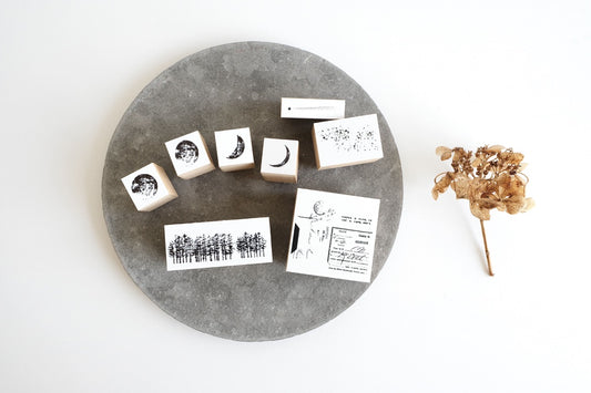 YOHAKU Rubber Stamp - stamp collection set vol.18 (S-123)