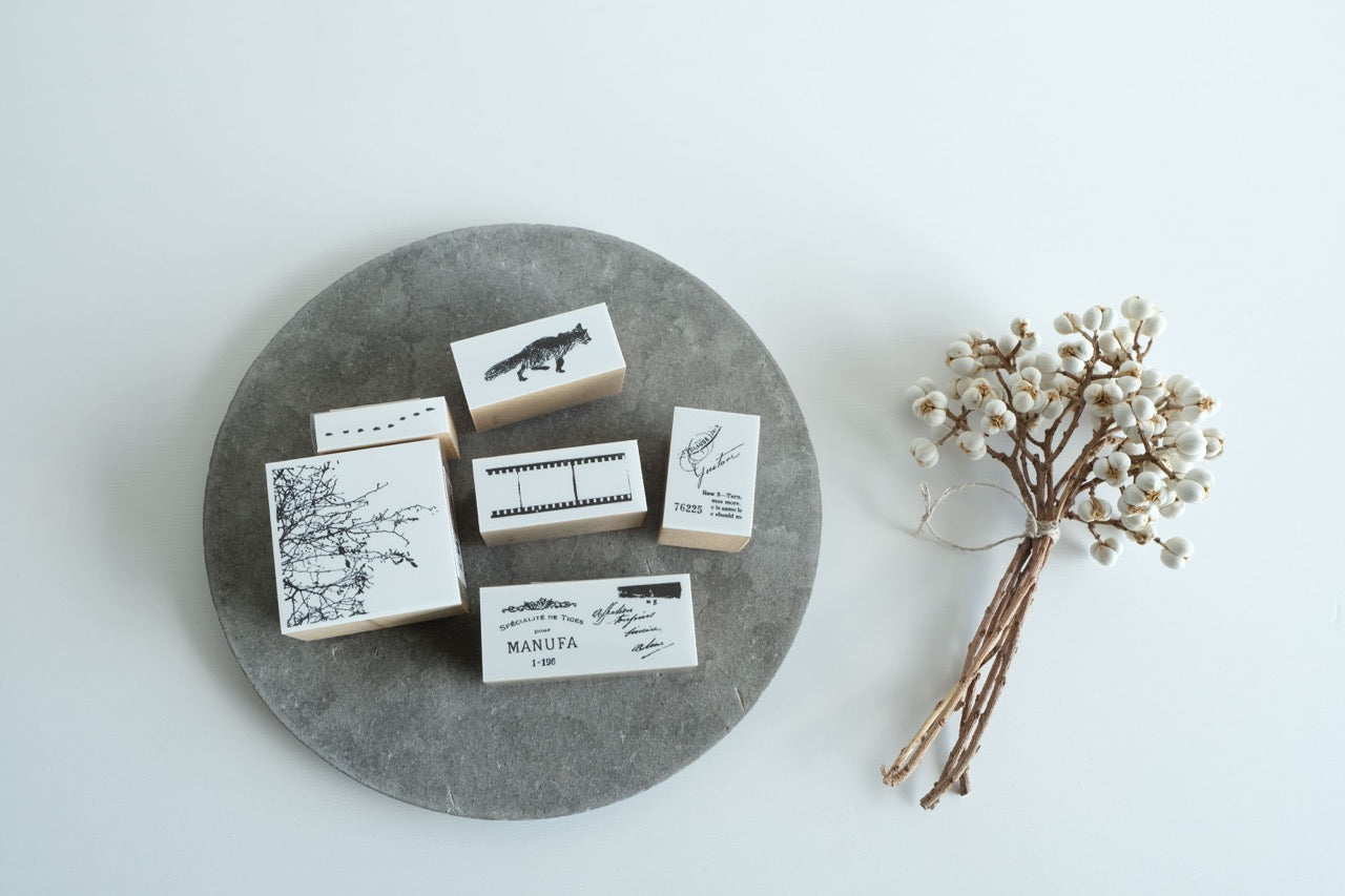 YOHAKU Rubber Stamp - stamp collection set vol.19 (S-130)