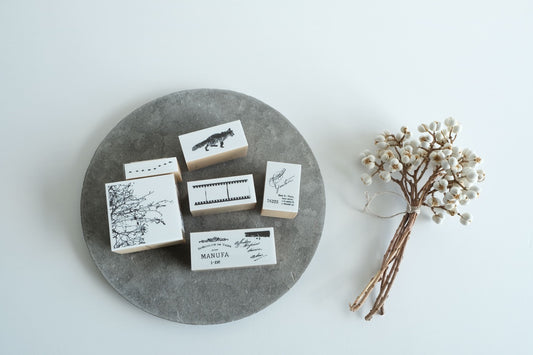 YOHAKU Rubber Stamp - stamp collection set vol.19 (S-130)