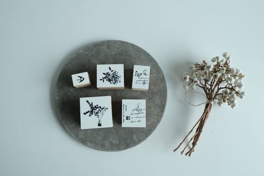 YOHAKU Rubber Stamp - stamp collection set vol.21 (S-142)