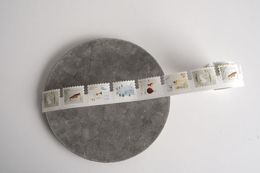 Yohaku Sticker Roll - Snow Play (FR-001)