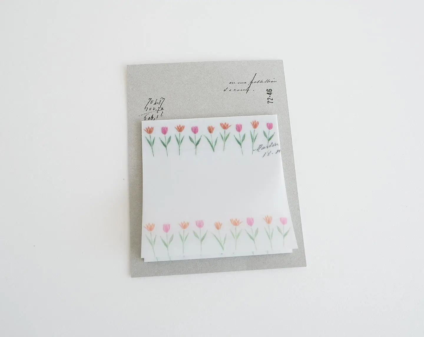 YOHAKU Tracing Paper Sticky Notes - Tulip (M-104)