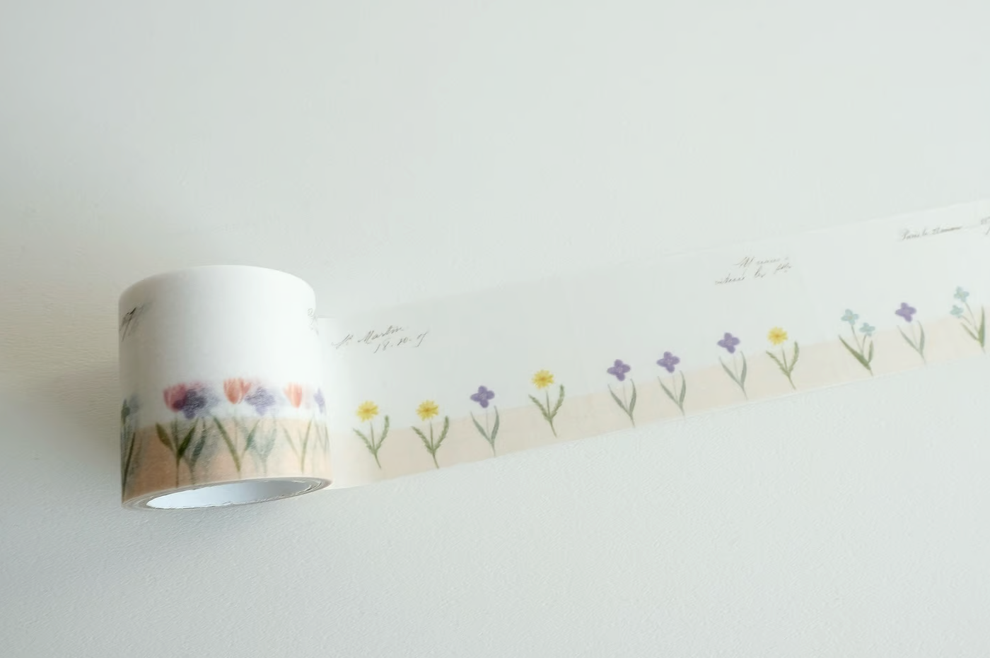 YOHAKU Tracing Roll Sticky Notes - Garden (R-009)