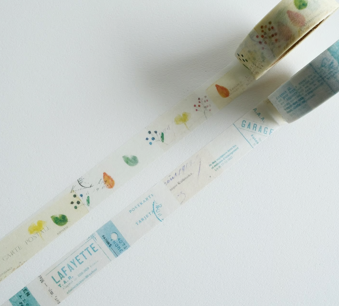 YOHAKU Masking Tape - White Birch Forest (Y-159)