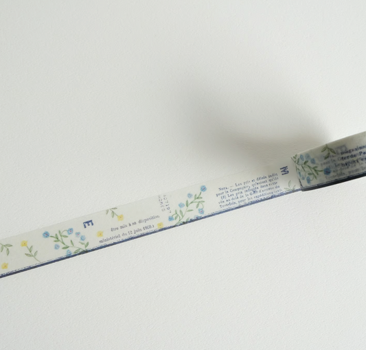 YOHAKU Masking Tape - Botanical Field Book (Y-154)