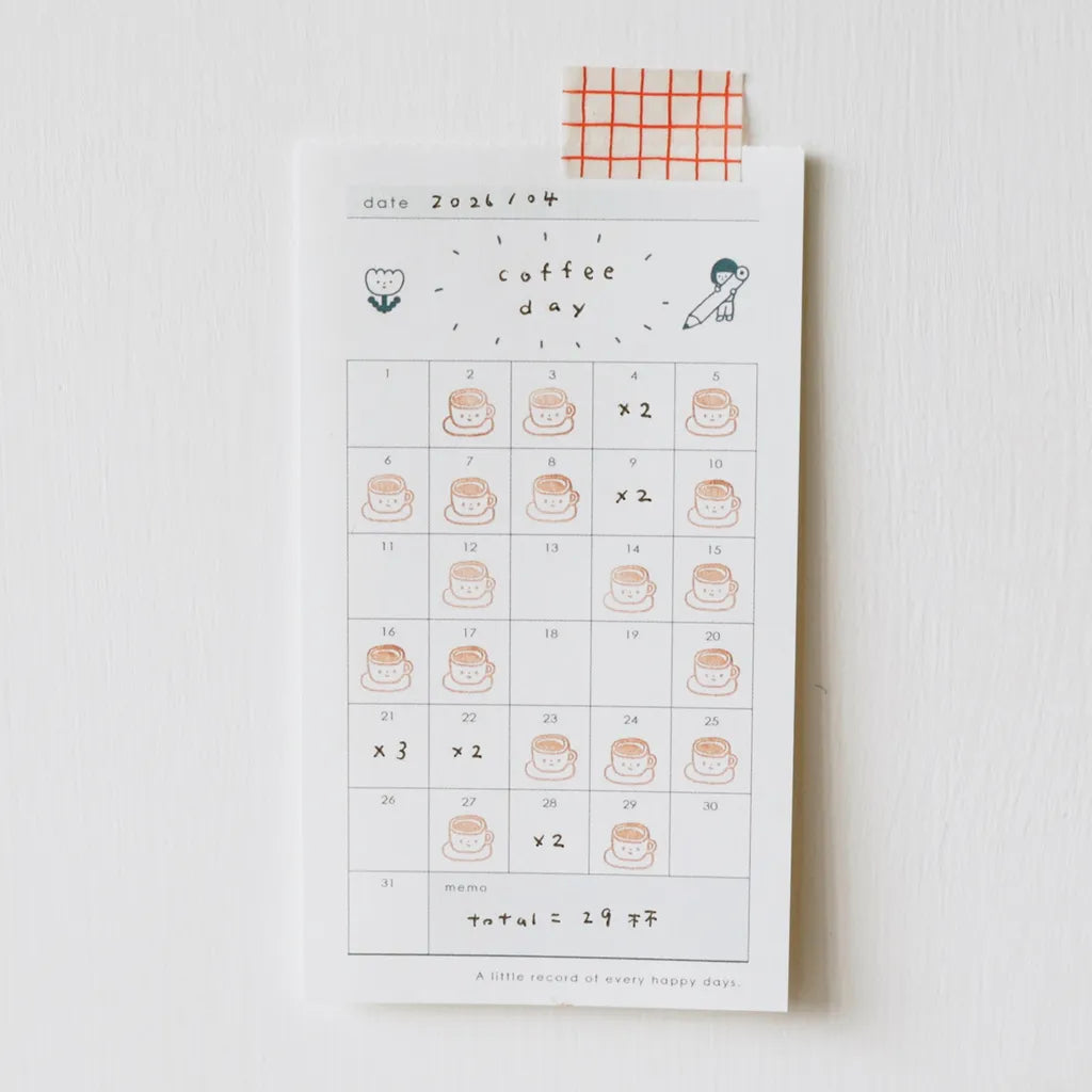 Yohand Studio Habit Tracking Memo Pad