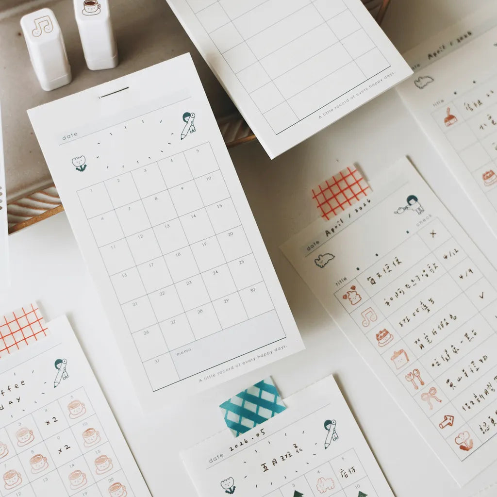 Yohand Studio Habit Tracking Memo Pad