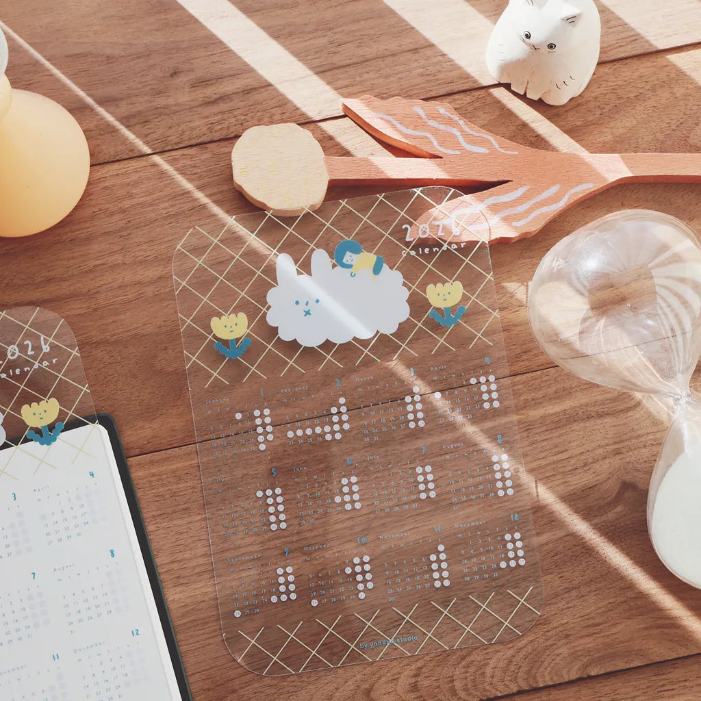 Yohand Studio 2026 Calendar Plastic Sheet