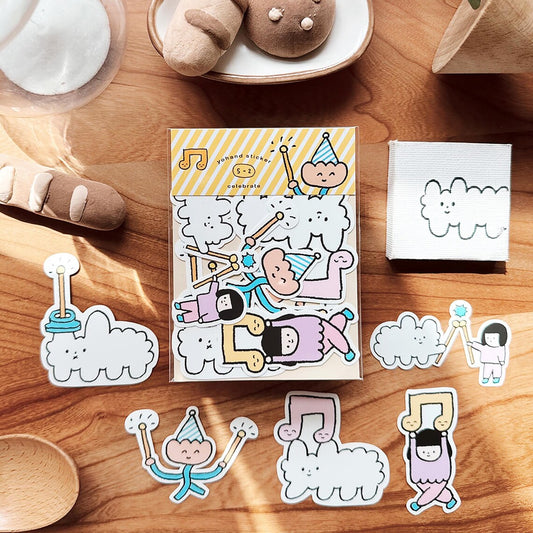 Yohand Studio Flake Sticker Pack - Medium Size - Celebration