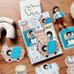 Yohand Studio Flake Sticker Pack - Medium Size - Me Time