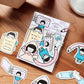 Yohand Studio Flake Sticker Pack - Medium Size - Magical Stationery