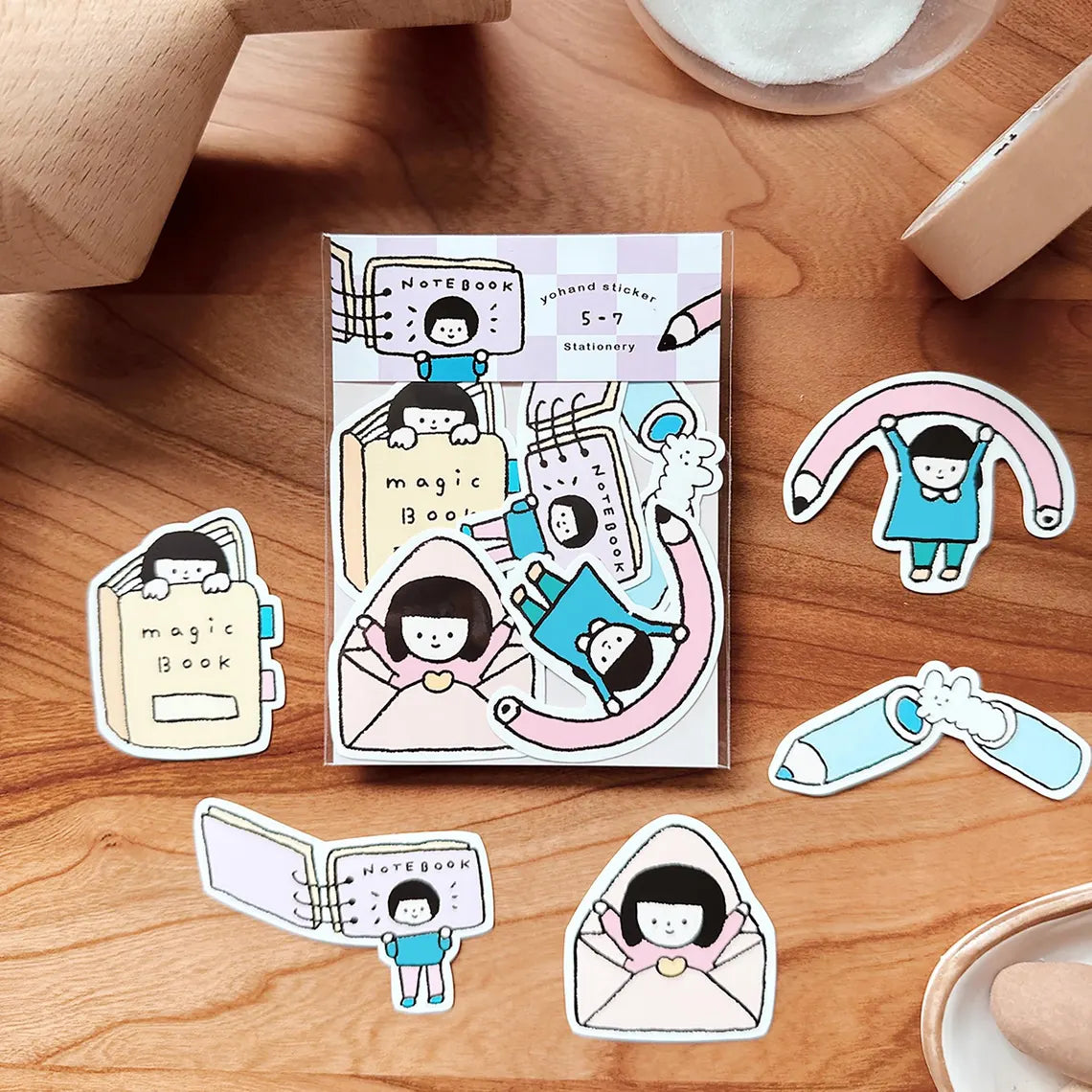 Yohand Studio Flake Sticker Pack - Medium Size - Magical Stationery