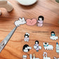 Yohand Studio Die-cut Sticker - Dog Cloud Friends