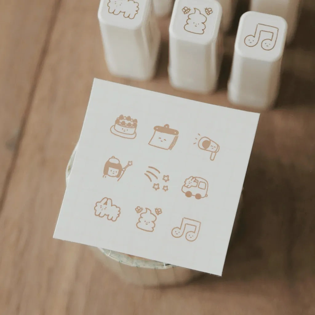Yohand Studio Mini Self-inking Stamps Ver. 2, 9 designs