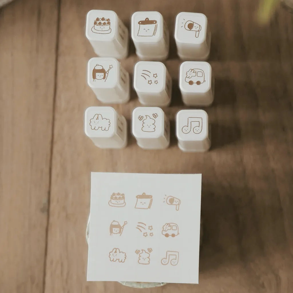 Yohand Studio Mini Self-inking Stamps Ver. 2, 9 designs