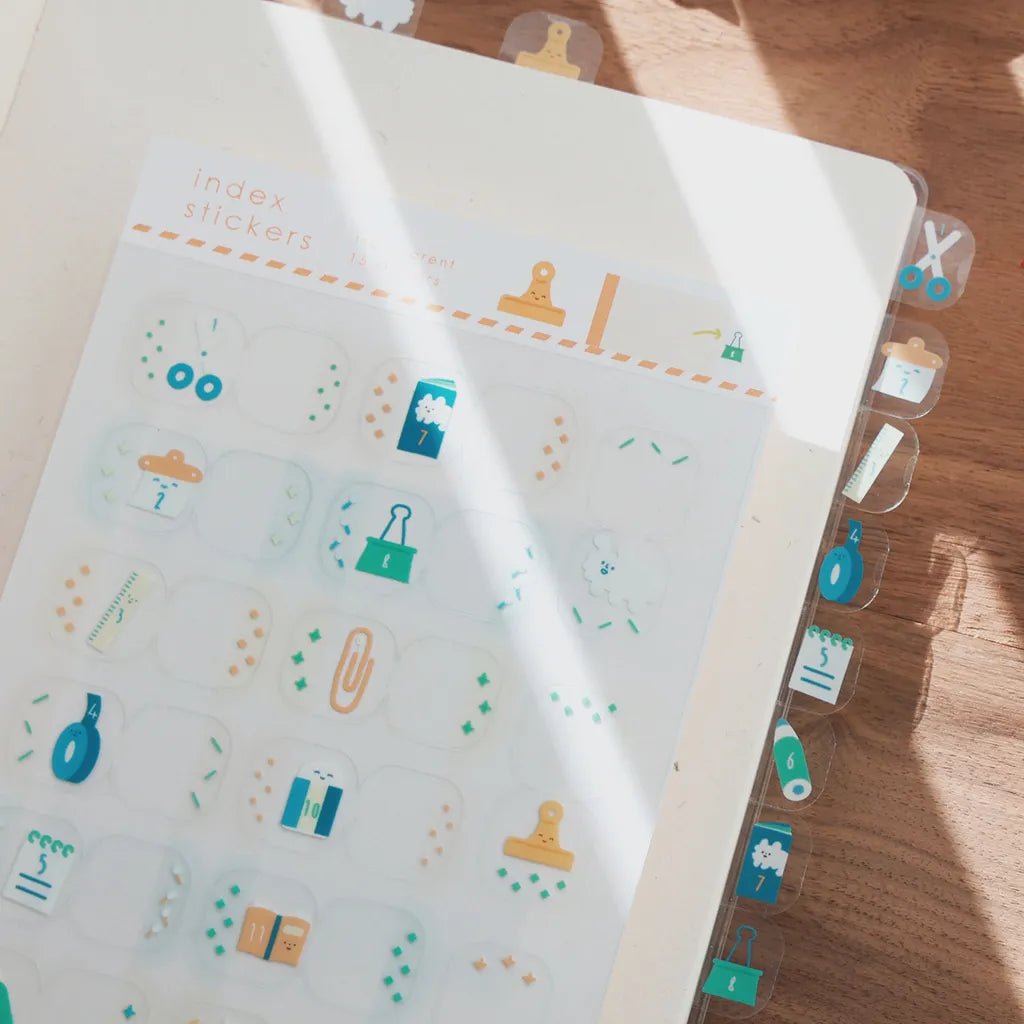 Yohand Studio Monthly Tab Index Stickers - Stationery