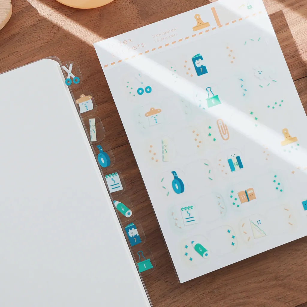 Yohand Studio Monthly Tab Index Stickers - Stationery