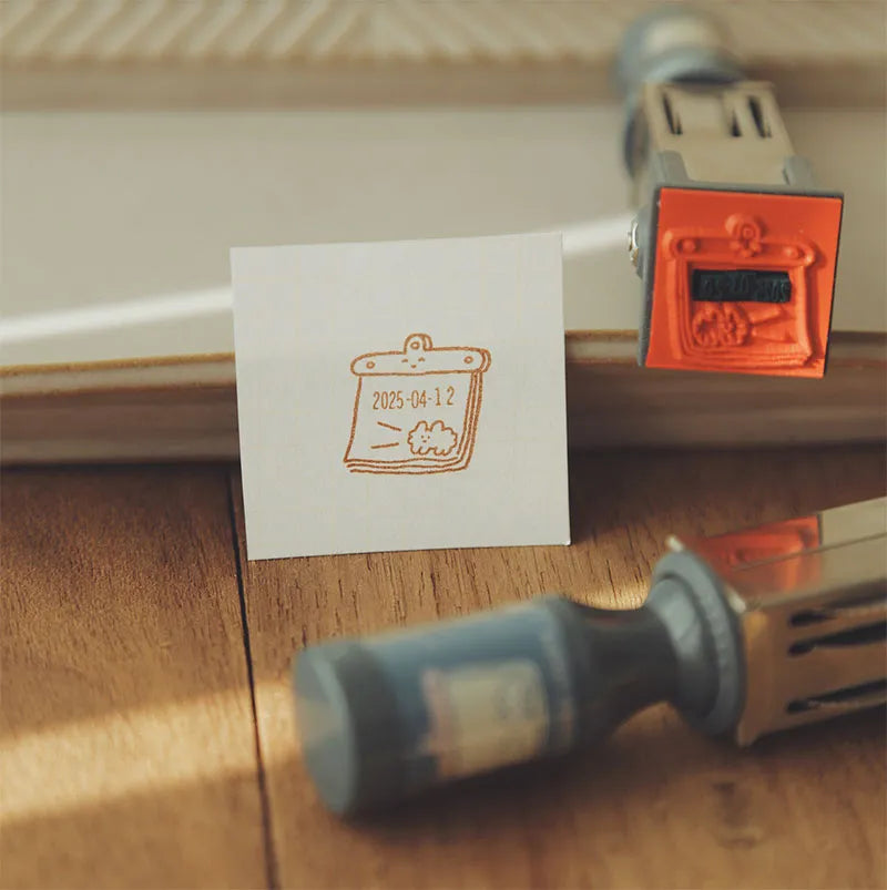 Yohand Studio Small Rotating Date Stamp - Dog Dog Cloud Calendar