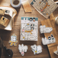Yohand Studio Flake Sticker Pack - Medium Size - Happy Dog Dog Cloud