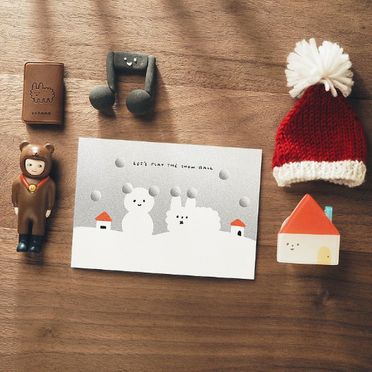 Yohand Studio Post Card - Snowball