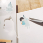 Yohand Studio Print-on Sticker - Hug Ghost and Pencil