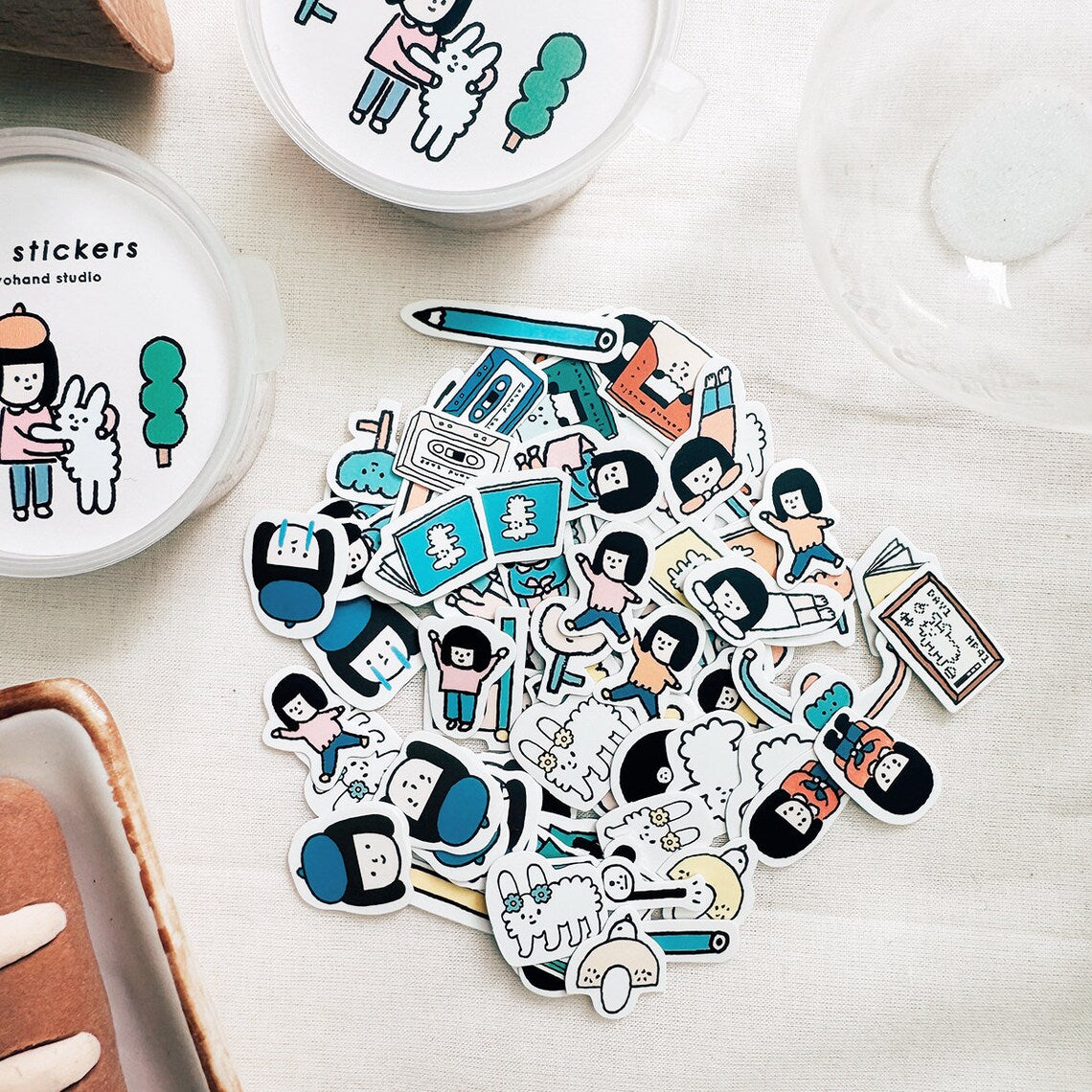 Yohand Studio Flake Sticker Case - Tiny Size, Full Set - 100pcs