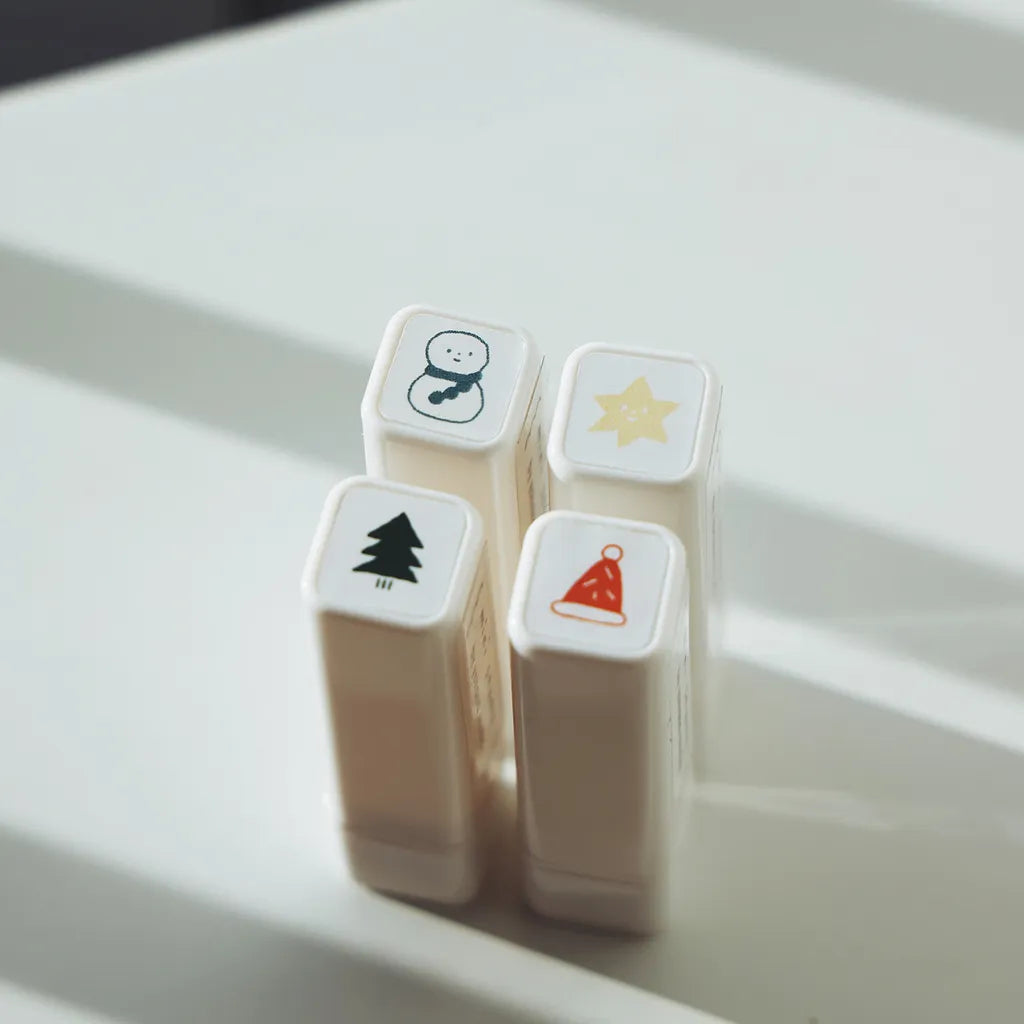 Yohand Studio Mini Self-inking Stamps, Winter Limited Edition