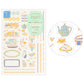 Midori Yuru Log Removable Stickers - Travel and Hotel, 2 pcs