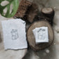 Black Milk Project Mini Clay House Rubber Stamp, 6 designs