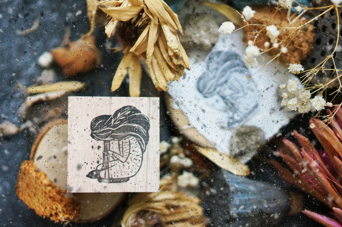 Black Milk Project Melancholy Series Rubber Stamp - Tears