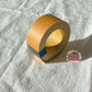 Classiky Grid Kraft Paper Washi Tape, Wide Packing Tape, two sizes, red/blue, 1 Roll