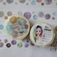 Fairy Ball Bubble World 3 Washi Tape, Silver Foil Embossed, 30mm