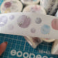 One Loop Sample - Fairy Ball Bubble World 3 Silver Foil Washi Tape