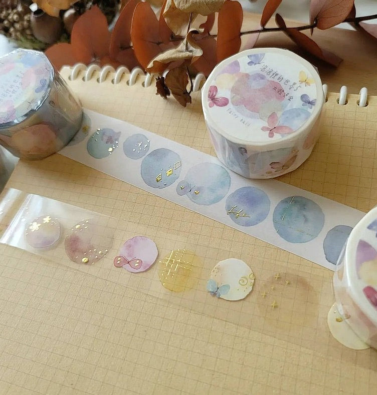 One Loop Sample - Fairy Ball Bubble World 5 Clear PET Tape