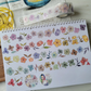 One Loop Sample - Fairy Maru (Fairy Ball) Floral Roll 13 Washi Tape