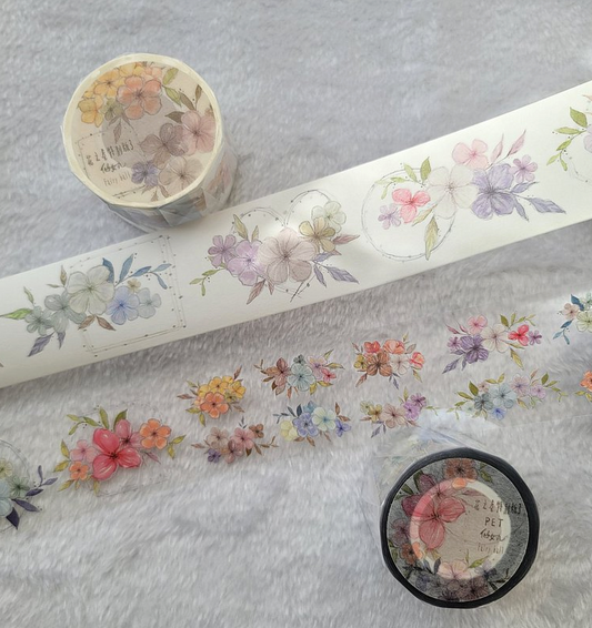 Fairy Maru (Fairy Ball) Floral Roll Special Edition 3, Washi Tape/PET Tape, 40mm