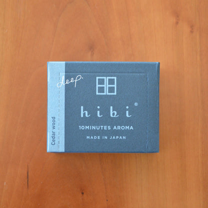 Hibi Incense Matches, 30ct w/special burning pad, Deep Scent Series, Large size, handmade in Japan