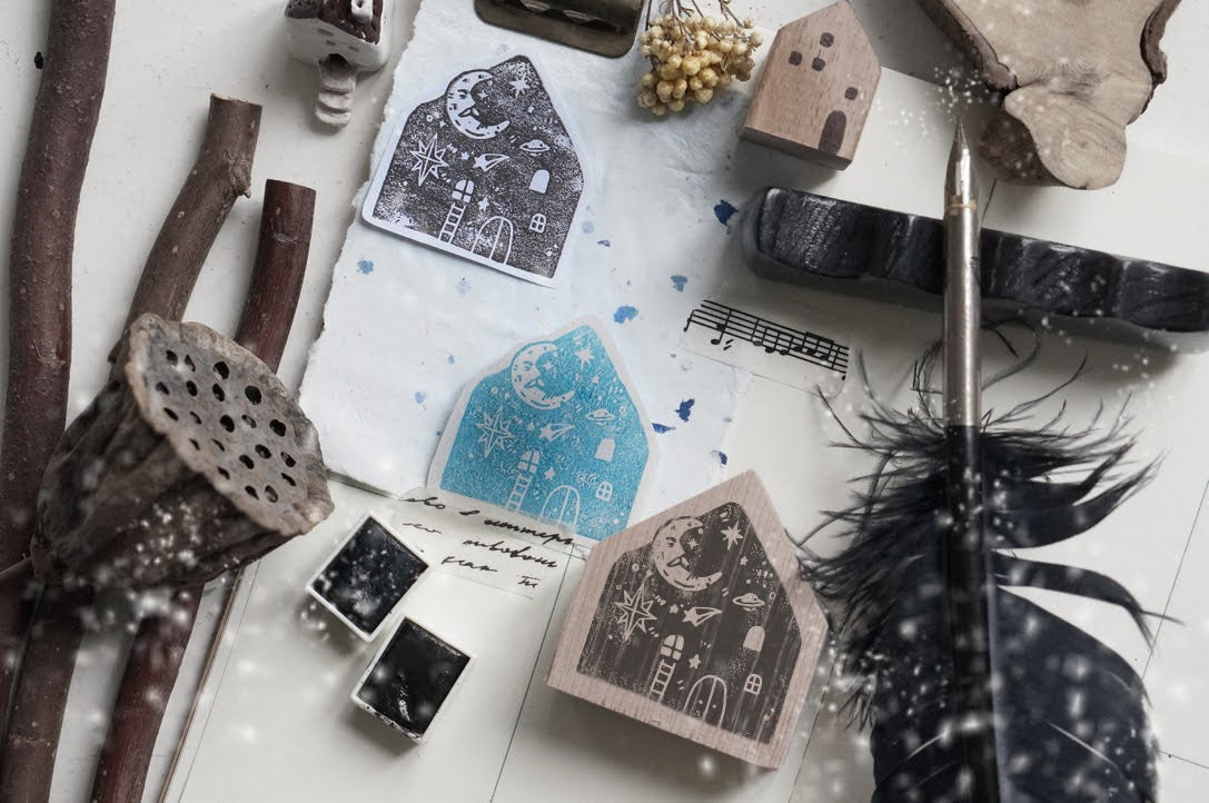 Black Milk Project Home Series Rubber Stamp- Night Sky