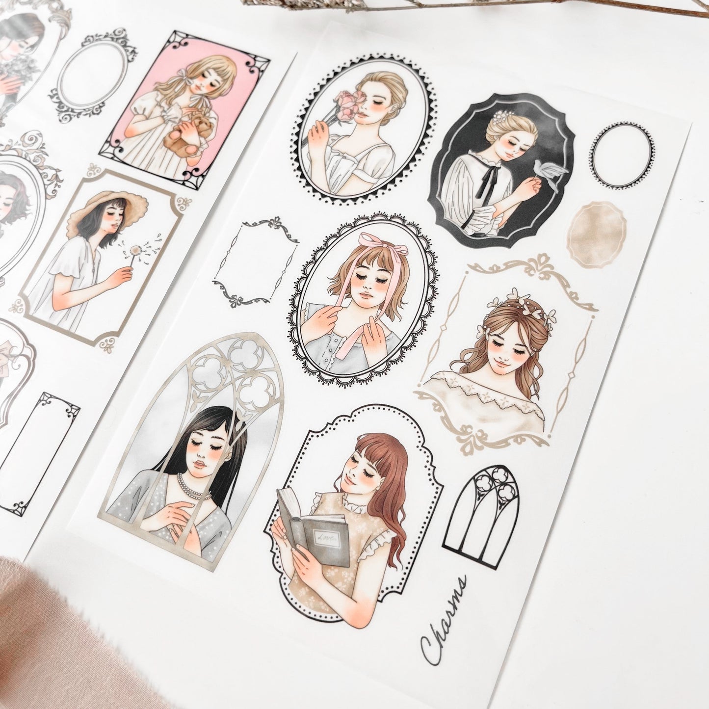 Journal Pages x Windry R. Print-On Stickers, Trinkets