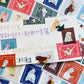 La Dolce Vita Sweet Mail Die-cut Stamp-style Washi Tape, 60mm