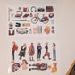 La Dolce Vita Print-On Stickers - Bon Voyage, 2 designs/packet