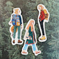 La Dolce Vita Tin Girls Stickers-Bon Voyage, 30pcs