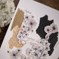 Loidesign Fiery "Huihua" Floral Washi/Matte PET Tape