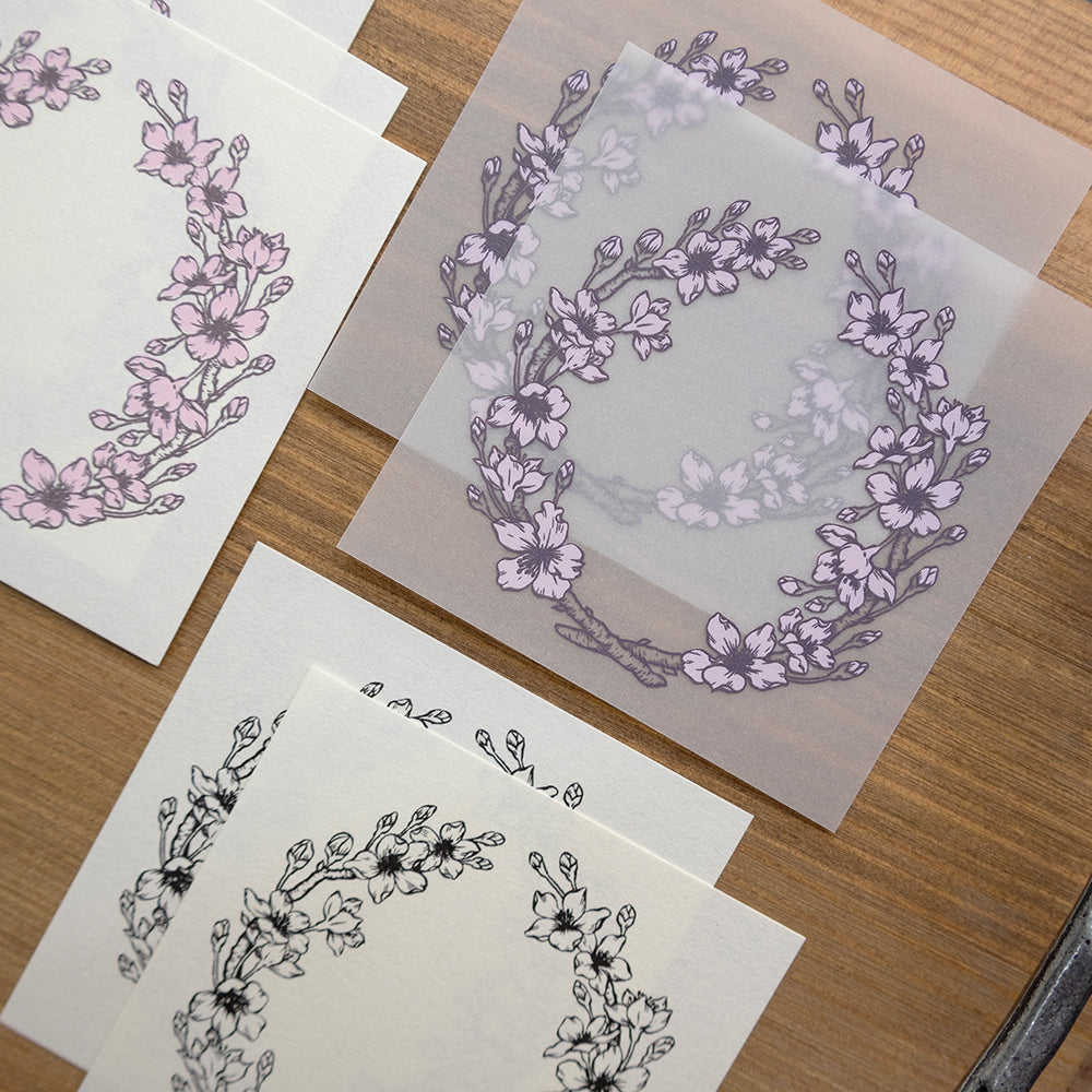 Loidesign Paper Packet - Flower and Fruit Wreath