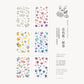 Loidesign Print-On Sticker Set - Spring, 6 designs/packet