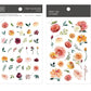 MU Print-On Stickers No.44: Assorted Flowers, 2 designs/packet