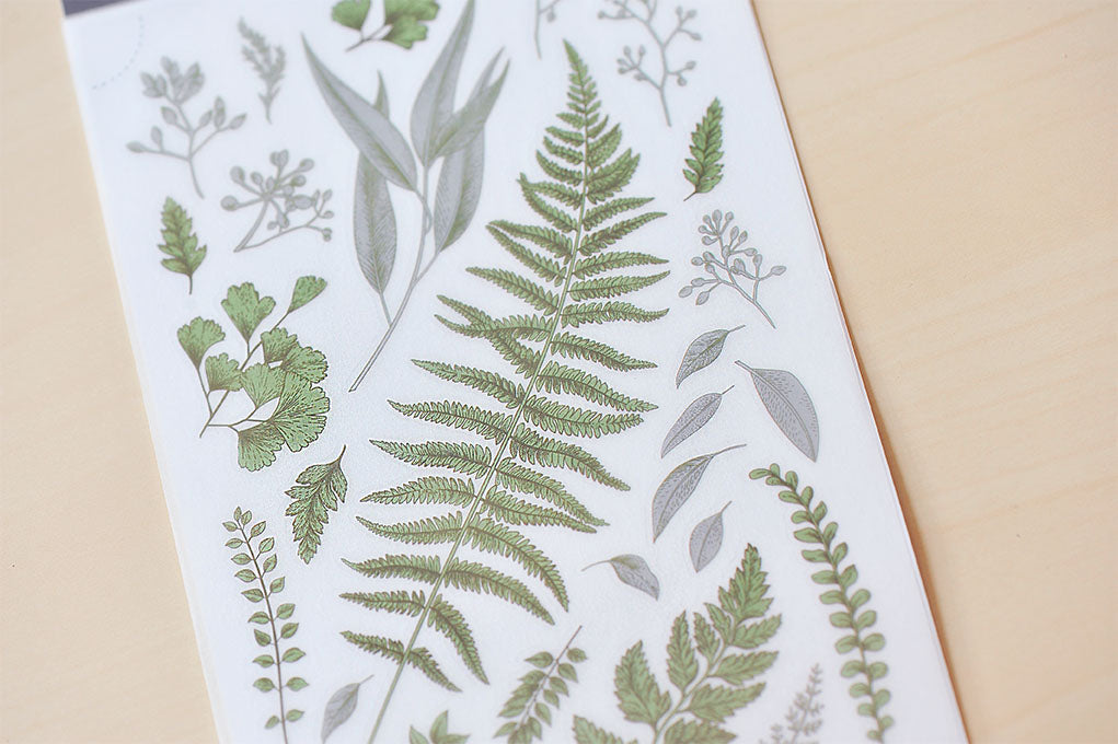 MU Print-On Stickers No.50: Fern Forest, 2 designs/packet