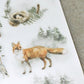 MU Print-On Stickers No.97: Wild Forest, 2 designs/packet