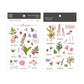 MU Print-On Stickers No.104: Pressed Flowers, 2 designs/packet