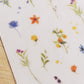 MU Print-On Stickers No.121: Wild Flowers, 2 designs/packet